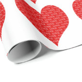 バレンタイン・デー・ハート ラッピングペーパー (ロールコーナー)