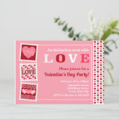 バレンタイン·デー·パーティの招待状、キッド·ハート 招待状 (スタンド正面)