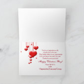 バレンタイン・デー・フローティング・ハート/星 – 全米から シーズンカード (内部)