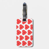 バレンタイン・デー・ラブ・ハート旅行の手荷物タグ ラゲッジタグ (裏面縦)