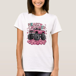 バレンタイン トラック ハート クラッシャー Tシャツ