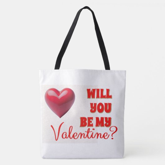 バレンタイン トートバッグ (正面)