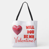 バレンタイン トートバッグ (裏面)