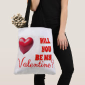 バレンタイン トートバッグ (クローズアップ)