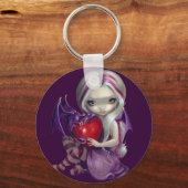 「バレンタイン・ドラゴン」キーチェーン キーホルダー (正面)