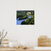 バレンタイン・ネブラスカの近くのニオブ川 ポスター (キッチン)