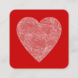 バレンタイン ノートカード