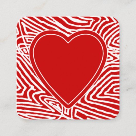 バレンタイン ノートカード (正面)