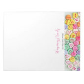 バレンタイン ノートパッド (正面)