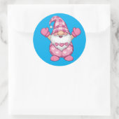 バレンタイン ノーム ステッカー – かわいいラブデザイン (バッグ)