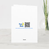 バレンタイン・ノーム、5"×7" 折りたたみ式グリーティングカード カード (裏面)