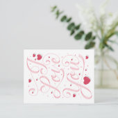 バレンタイン・ハガキ シーズンポストカード (スタンド正面)