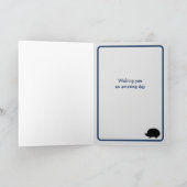 バレンタイン ハリネズミ ハグ ハート カード (内部)