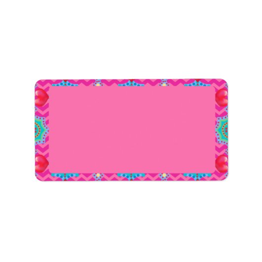 バレンタイン |ハートと ラベル (正面)