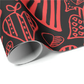 バレンタイン_ハート包装紙 – ギフト包装 ラッピングペーパー (ロールコーナー)