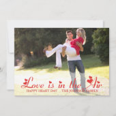 バレンタイン ハート フォト カード (正面)