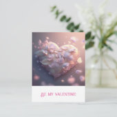 バレンタイン.ハート ポストカード (スタンド正面)