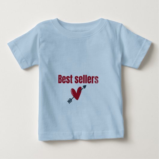バレンタイン ハート 矢印 Tシャツ ベストセラー (正面)