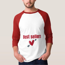 バレンタイン ハート 矢印 Tシャツ ベストセラー