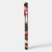 バレンタイン ハート 赤 ピンク 黒 ゴールド Case-Mate iPhoneケース (裏面 / 左)