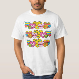 バレンタイン ハート Tシャツ