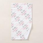 バレンタイン バスタオルセット (ハンドタオル)