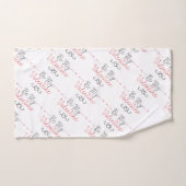 バレンタイン バスタオルセット (ハンドタオル)