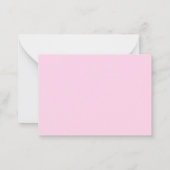 バレンタイン バブルを吹くキューピッド バレンタインデー ノートカード (裏面)