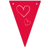 バレンタイン バンティングフラッグ (第3の旗)