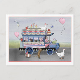 バレンタイン バン ポストカード
