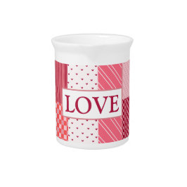 バレンタイン・パッチワーク・ラブ ピッチャー