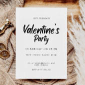 バレンタイン パーティー カード テンプレート