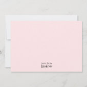 バレンタイン·フォト·バースデー·パーティーの招待 招待状 (裏面)