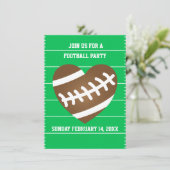 バレンタイン·フットボールのパーティーが集まる 招待状 (スタンド正面)