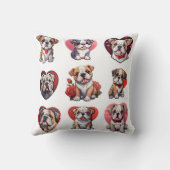 バレンタイン・ブルドッグ クッション (裏面)