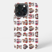 バレンタイン・ブルドッグ iPhoneケース (裏面)