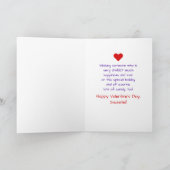 バレンタイン – ヘリコプター – 名前の挿入 – 山 シーズンカード (内部)