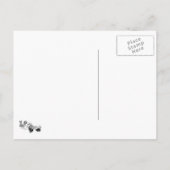 バレンタイン・ペンギンが日付はがきを保存 案内ポストカード (裏面)