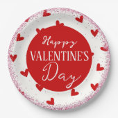バレンタイン ペーパープレート (正面)