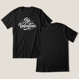 バレンタイン・ボールド・ミニマル・タイポグラフィ トライブレンドＴシャツ