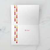 バレンタイン・ポエム・グリーティング・カード シーズンカード (内部)