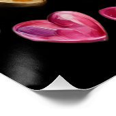 バレンタイン ポスター - ファンタジー ハート デザイン (コーナー)