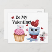 バレンタイン ポストカード (正面/裏面)