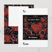 バレンタイン ポストカード (正面/裏面)