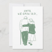 バレンタイン モダン ミニマリスト「永遠の愛」コレクション シーズンカード (正面)