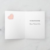 バレンタイン・ユーモアのあるウサギ2匹 シーズンカード (内部)