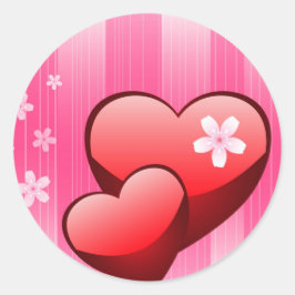 バレンタイン ラウンドシール