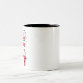 バレンタイン ラテ コーヒー好き ツートーンマグカップ (中央)