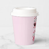 バレンタイン ラテ コーヒー好き 紙コップ (右)