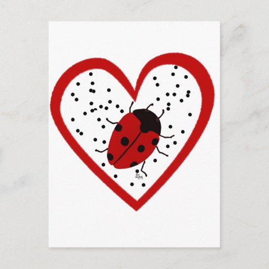 バレンタイン·ラディバグ シーズンポストカード (正面)